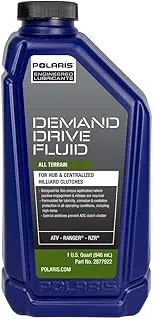 Polaris All-Season Demand Drive Fluid for Front Gearcase and Centralized Clutch, Fits All Ranger, General, ATV, ACE Models, Fits Specific RZR Models, All-Terrain Formula, 1 Quart - Part 2877922