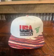 New Vintage 90s USA Basketball Hat Cap Larry Bird Boston Celtics NBA Champions