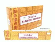 Goloka Nag Champa Agarbathi Incense Stick Meditation Fragrance 12 x 15g pack