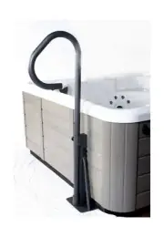Cover Valet Spa Side Handrail: Swivel with Soft Blue Led Mood Light