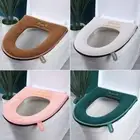 Universal WC Ring Mat Soft Toilet Mat Pad Toilet Seat Cover Home Bathroom