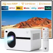 Projector with WiFi and Bluetooth CoolEeve Native 1080P 12000L Portable Projecto