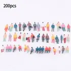 Realistic Painted Figures Ideal for Model Train Enthusiasts 200 Piece Set