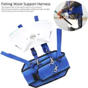 Adjustable Support Fishing Waist Belt Harness Stand Up Fish Fighting Rod Holder