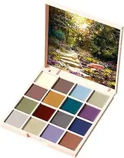 Gel Polish Palette - 16-Colors Painting Cream Gel for Nail - Solid Gel Polish Gel Manicure Palette Nail Glue for Women