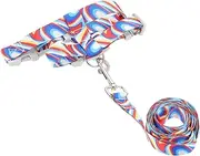 Happyyami Adjustable Cat Harness Leash Kitten Walking Rope Pet Pulling Strap Outdoor Leash