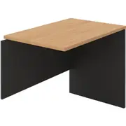 OM RETURN W1200 x D600 x H720mm Beech/ Charcoal