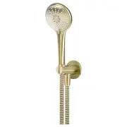 Round 3 Function Hand Shower on Fixed Bracket, PVD Tiger Bronze