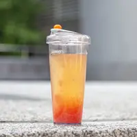 在飛比找誠品線上優惠-Float Living漂浮珍奶杯/ 赤橘/ Ecozen升