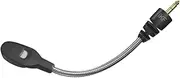 iKF 3.5mm Jack Stereo External Microphone Use for Headphones, Detachable Plug-in Aux Mic for PC, Laptop, Phone (Black)
