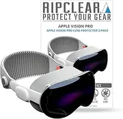 Lens Protector For Apple Vision Pro - 2 Pack - Universal Goggle Lens Protector Compatible With Apple Vision Pro VR Headset - Patented Technology - Application Istructions and Cleaning Kit Included