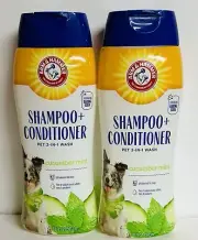 2-Pack Cucumber Mint 2-in-1 Pet Wash 20 fl oz Each Shampoo & Conditioner