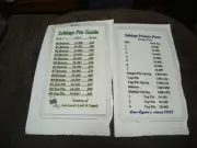 Locksmith 2 Laminated Schlage Pin & Primus Pin & Parts Cards See Description