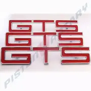 GTS Guards & Boot BADGES x3 RED , NEW , for HOLDEN HK HT HG MONARO fender hood