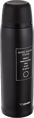 ZOJIRUSHI Water Bottle Stainless Steel Bottle with Cup Keep Warm 1.03L Black #1