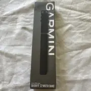 Garmin QuickFit Heathered Black Nylon 22mm Watch Band