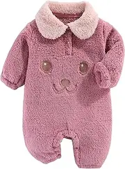 [KEOYA] Baby Infant Boys Girls One Piece Winter Warm Jumpsuit Thick Bodysuit Snow Wear Romper
