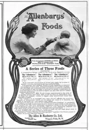 1904 Allenburys Baby Foods Antique Print Ad Mother And Child Infant Milk Formula