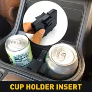 Center Console Cup Holder insert Divider Fit For 2014-2018 Subaru Forester Black