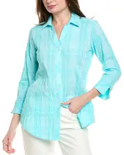 Foxcroft Faith Textured Shirt