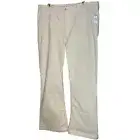 Gap Women's 18 High Rise Corduroy '70s Flare Pants Ivory Beige Retro Pockets