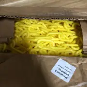 Mr. Chain Plastic Chain: Outdoor or Indoor, 2 in x 100 ft, Yellow, Polyethylene