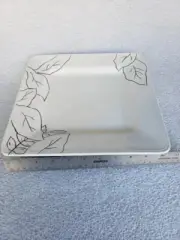 Brand New Set of 4 Laurie Gates Anna Square Dinner Plate - 10.5x10.5 inch