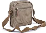 [GOOTIUM] Small Canvas Cross Body Messenger Bag