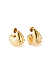 Jenny Bird Nouveaux Gold-dipped Hoop Earrings - One Size One Size