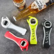 Multi function Bottle Opener, Manual 5 in 1 Jar Bottle Can Opener Kitchen Tool