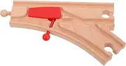 Wooden Train Track Accessories Train Track Set Parts Connector Pieces Bridge Kit Educational Toy for Boys and Girls Safe