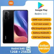 Xiaomi Redmi K40 5G 6.67in Unlocked 256GB Snapdragon 870 48MP Camera original