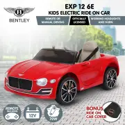 Bentley Exp 12 Speed 6E Licensed Kids Ride On Electric Car Red