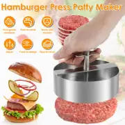 Burger Press Stainless Steel Hamburger Press Patty Maker Adjustable Burger [