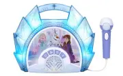 Disney Frozen Karaoke Boombox Bluetooth Speaker with Microphone and Light Show