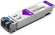 1000BASE-LX SFP Transceiver, 1.25G SFP to LC Single Mode Fiber Module Compatible with Cisco GLC-LH-SMD, Ubiquiti UniFi UF-SM-1G, Mikrotik, Meraki, Netgear AGM732F, D-Link and More, 1 Pack
