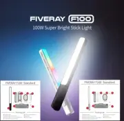 Zhiyun FIVERAY F100 100W RGB Led Video Light Handheld Fill Lamp RGB 2700-6200K