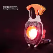 LED Keychain Flashlight Multifunctional Type C Mini Emergency Work Light AC