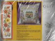 1985 The Creative Circle 0477 Heritage Sampler Pillow Kit OOP