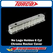 No Logo Holden 6 Cyl 161 179 186 202 Red Blue Motor Chrome Steel Rocker Cover