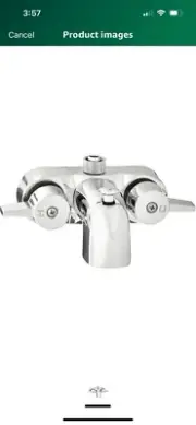 ProPlus 3/4 in. MIP Bathcock with Diverter in Polished Chrome, Faucet