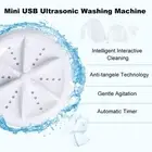 Washing Machine Portable 3 In Personal Rotating Ultrasonic Turbine Washer USB