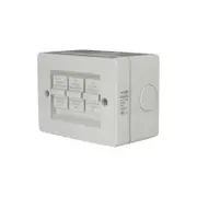 NHP NLSW316L - NLINE Weatherproof Surface Switch IP66 3 Gang 1 Pole 16A 250V