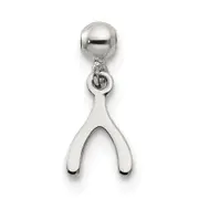 Sterling Silver Mio Memento Dangle Wish Bone Charm