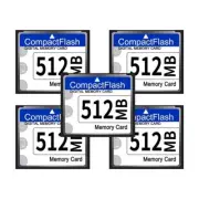 5Pcs 512MB Compact Flash Card CF Memory Card for Camera MP3 Video Player PC