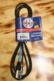 Conquest RA3MN 10' 1/4" Mono to Male XLR Cables RA3MN 10