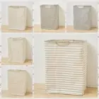 Foldable Dirty Clothes Baskets Japanese Style Toys Storage Basket For Bathroom
