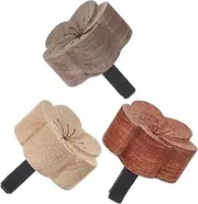 ULTECHNOVO Pcs Car Vent Diffuser Clips Wooden Flower Car Air Fresheners Fitment Aromatherapy Decor