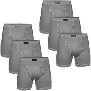 [ANDREW SCOTT] Big & Tall Men's 6 Pack Cotton Boxer Briefs