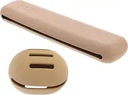 Beavorty Travel Makeup Brush Holder & Makeup Sponge Holder, 2Pcs Silicon Beauty Make Up Case, Small Makeup Brush Purse